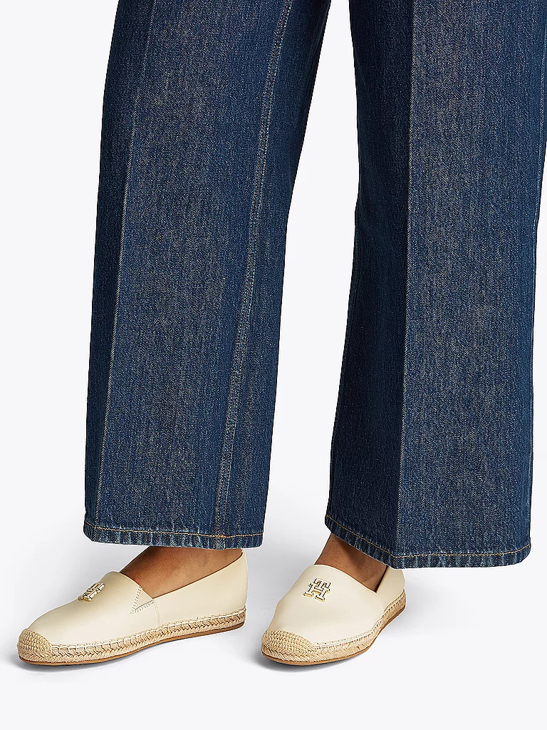 Tommy Hilfiger TH Logo Espadrilles Creme 37 2
